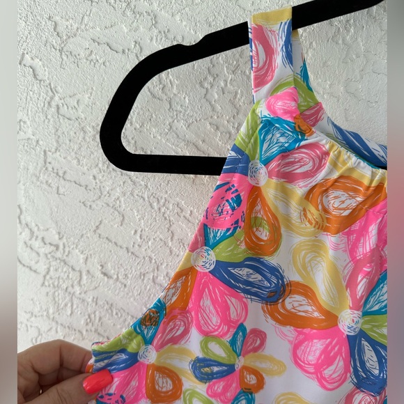 Anthony’s Floral Mini Dress Sleeveless Medium - Picture 7 of 9